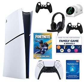 PS5 Slim Digital Chos Bundle with Accessories & Voucher