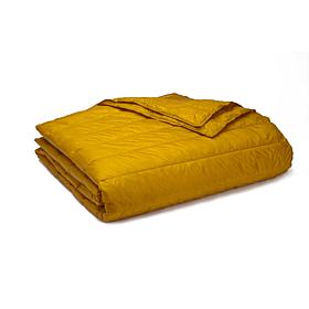 PUFF Indoor/Outdoor Quilted Nylon Water Resistant Blanket, Twin