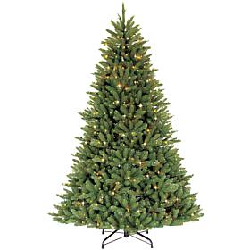 Puleo 10' Franklin Fir Artificial Christmas Tree w/1300 Clear Lights
