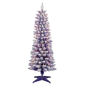 Puleo International 4.5' 100-Light Artificial Christmas Tree, Purple