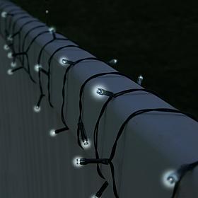 Pure Garden Solar-Powered LED String Lights - 32'