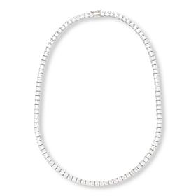 Radiance by Absolute™ 18" 4mm Princess Magnetic Clasp Tennis Necklace
