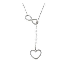 Radiance by Absolute™ 24" Infinity Heart Pavé Y-Necklace