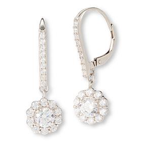 Radiance by Absolute™ 3.42ctw Floral Leverback Earrings