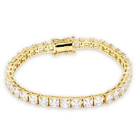 Radiance by Absolute™ 4mm Princess Cut Magnetic Tennis Bracelet