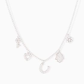 Radiance by Absolute™ 7.09ct CZ Marysol Patton 5-Charm Necklace
