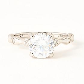 Radiance by Absolute™ Bamboo Solitaire Engagement Ring