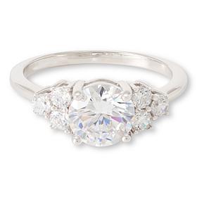 Radiance by Absolute™ Classic Stone CZ Sterling Silver Ring
