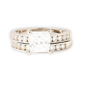 Radiance by Absolute™ Princess-Cut Ring Engagement Set