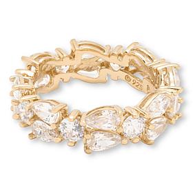 Radiance by Absolute™ Round and Pear Mixed-Cut Band Ring