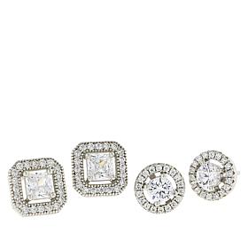 Radiance by Absolute™ Round and Square Stud Earrings Set