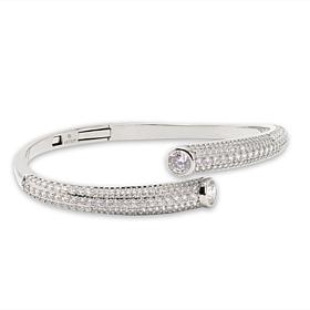 Radiance by Absolute™ Round Bypass Bangle Bracelet