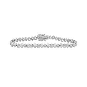 Radiance by Absolute™ Simulated Diamond Pear Cut Eternity Bracelet