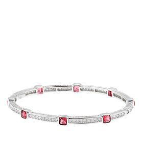 Radiance by Absolute™ Simulated Ruby Station Bangle Bracelet