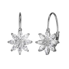 Radiance by Absolute™ Sterling Silver Floral Drop Earrings