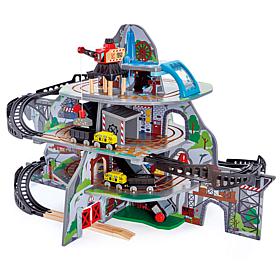 Railway Mighty Mountain Train Set- Multi-Level Play with Accessories