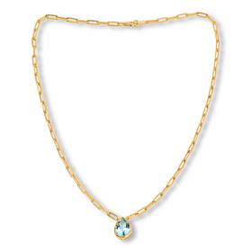 Rarities Pear-Shaped Gemstone Pendant Necklace