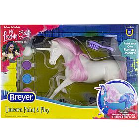 Reeves 1:12 Scale, Paint & Play Unicorn with Brushable Mane and Tail