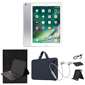 Refurbished 2018 Apple iPad 9.7" 128GB Wifi w/Stand & Accessories