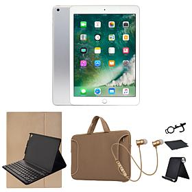 Refurbished 2018 Apple iPad 9.7" 128GB Wifi w/Stand & Accessories