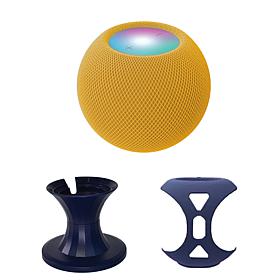 Refurbished Apple HomePod mini with Stand and Silicone Skin