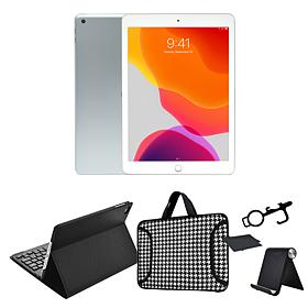 Refurbished Late 2019 Apple iPad 10.2" 32GB Wifi Bundle w/Case & Stand