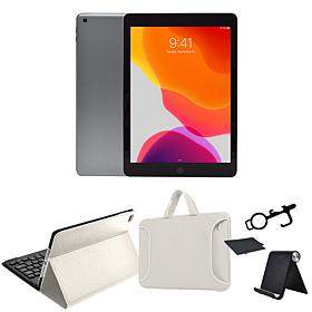 Refurbished Late 2019 Apple iPad 10.2" 32GB Wifi Bundle w/Case & Stand