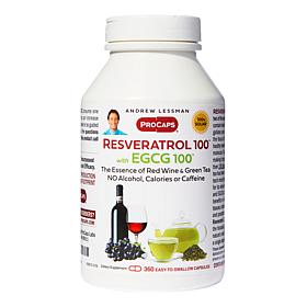 Resveratrol-100 EGCG-100 - 360 Capsules