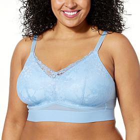 Rhonda Shear 2-pack Molded Cup Bra with Lace Overlay