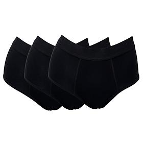 Rhonda Shear 3-pack Shear Protection Leak-Resistant Bamboo-Blend Brief