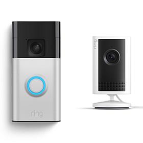 Ring Battery Doorbell with 2K Indoor Cam Plus & Ring Assist+