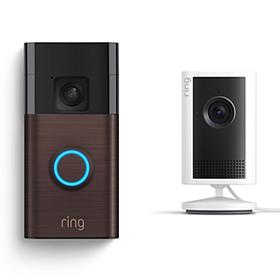 Ring Battery Doorbell with 2K Indoor Cam Plus & Ring Assist+