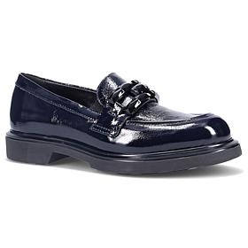 Ron White Annora Patent Leather Loafer with Satin Shoe Bag