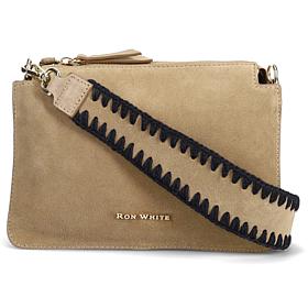 Ron White Doane Oiled Suede Crossbody Bag
