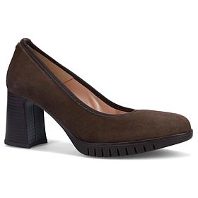 Ron White Fallona All-Day Suede Pump with Satin Shoe Bag