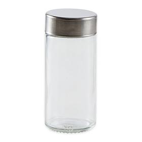 RSVP Round Clear Glass Bottle 3 oz.