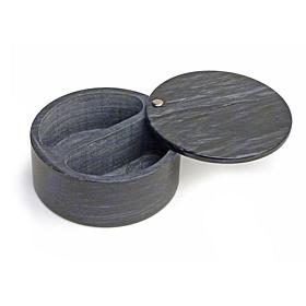 RSVP Salt Box - Black Marble
