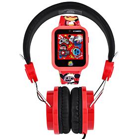 Ryan's World Unisex Child Smart Watch and Headphone Set - Blue