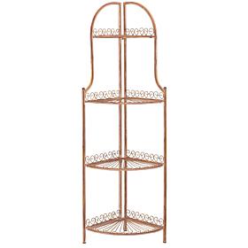 Safavieh Abarrane 4-Tier Outdoor Corner Shelf