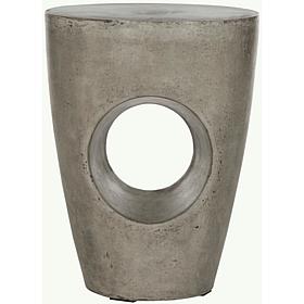 Safavieh Aishi Concrete Accent Table - Gray