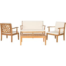 Safavieh Bradbury 4-piece Outdoor Living Set