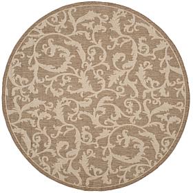 Safavieh Courtyard Gillian 5'3" x 5'3" Round Rug