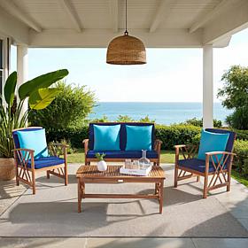Safavieh Fontana 4-piece Outdoor Living Set