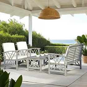 Safavieh Fontana 4-piece Outdoor Living Set