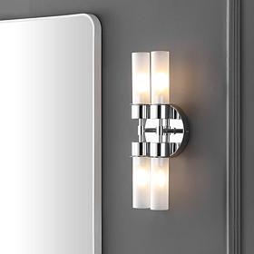 Safavieh Joli 4-Light Chrome Wall Sconce 6 x 4.25 x 17"