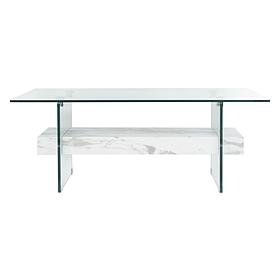Safavieh Kayley Modern Rectangular Glass Coffee Table