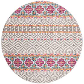 Safavieh Madison Ashe 6'-7" x 6'-7" Round Rug