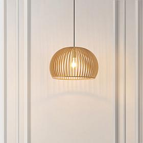 Safavieh Mesa Extendable Natural Wood Pendant 17.75"