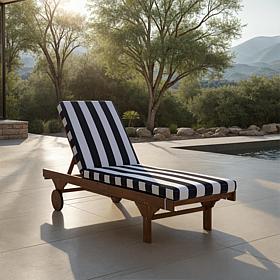Safavieh Newport Lounge Chair in Yellow Stripe