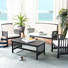 Safavieh Rocklin 4-piece Outdoor Living Set
